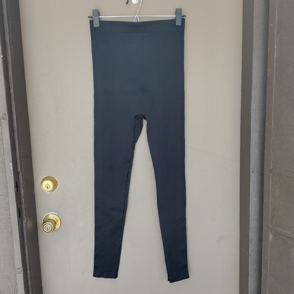 Shapermint Empetua Shaping High Waisted Black Shapewear Leggings Grip Waistband - Picture 2 of 6